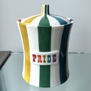 Jonathan Adler Vice Rainbow PRIDE Canister - 6 1/2"